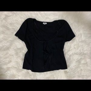 Black Tie Up Garage Top